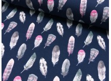 Jersey - Federn dunkelblau